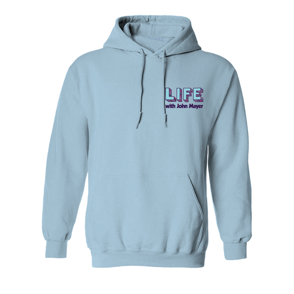 John Mayer - Life With John Mayer Baby Blue Pullover Hoodie