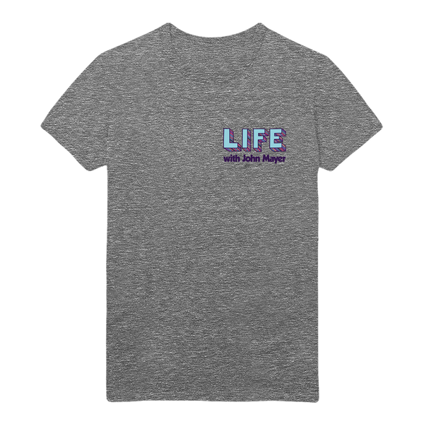 Life With John Mayer Heather Gray tee