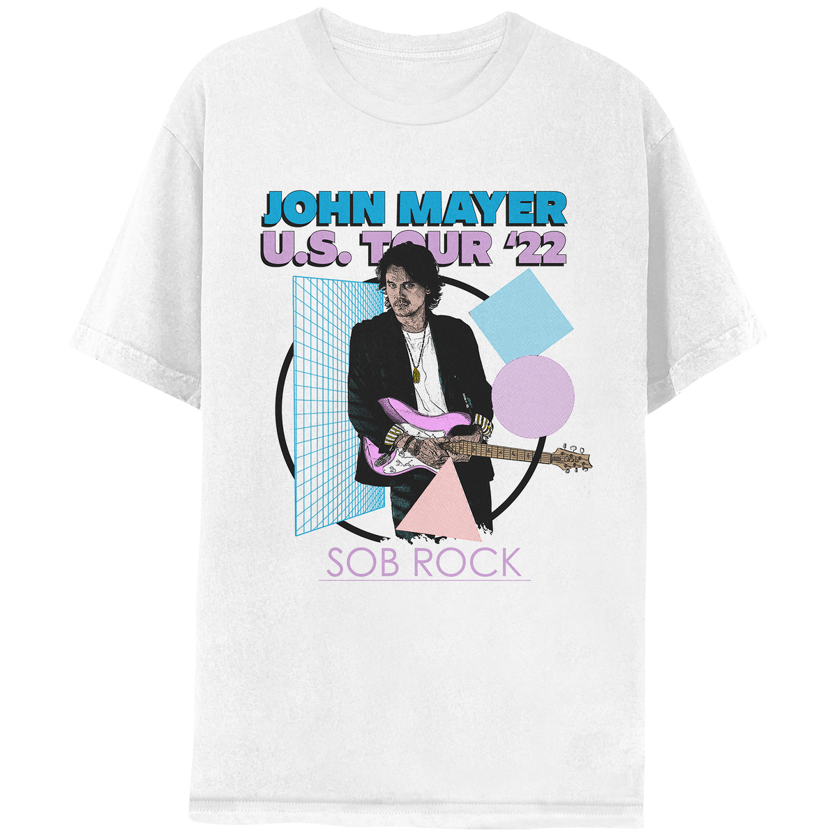 John Mayer John Mayer Sob Rock Portrait White Tour Tee
