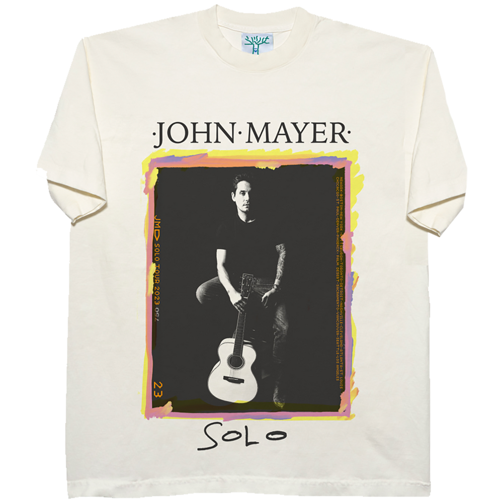 John Mayer John Mayer Solo Tour White Photo Tee