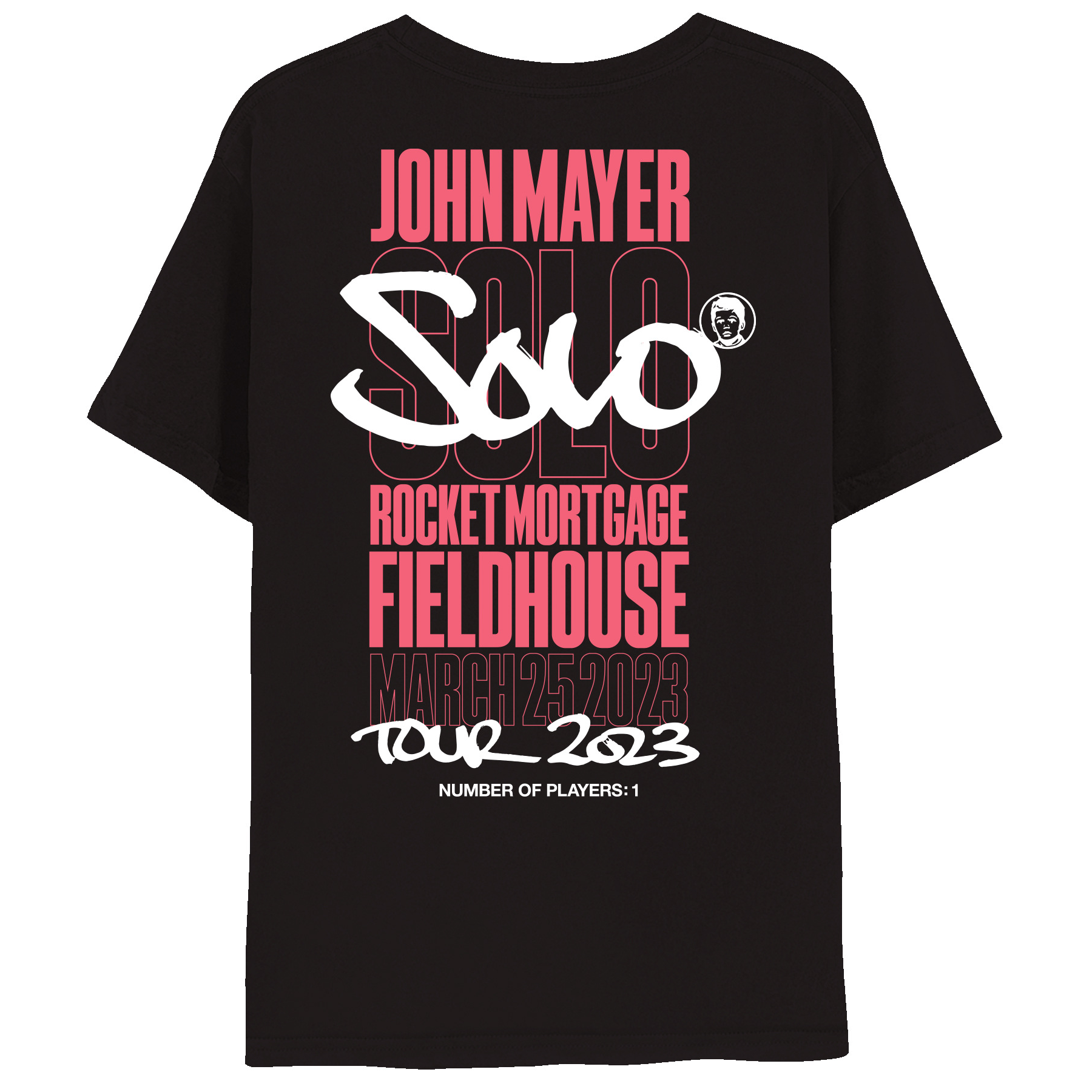 John Mayer Solo Tour Cleveland Event Tee