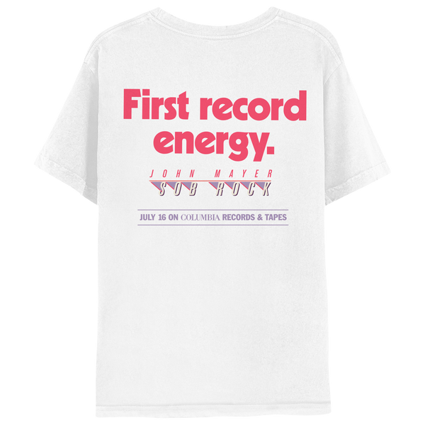 Limited Edition “Tag Line” Tee - First Record Energy
